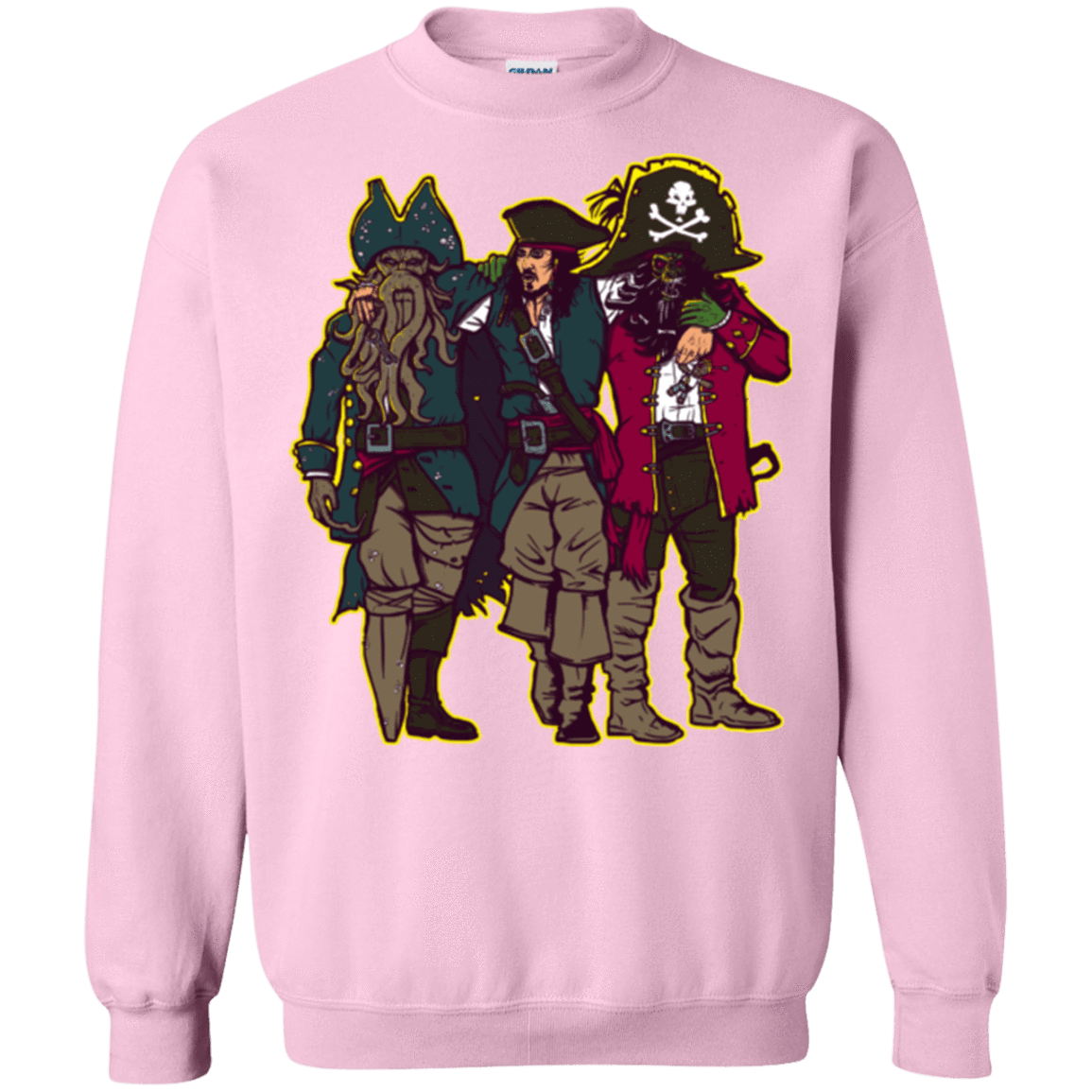 Sweatshirts Light Pink / Small Drink Up Me Hearties Crewneck Sweatshirt