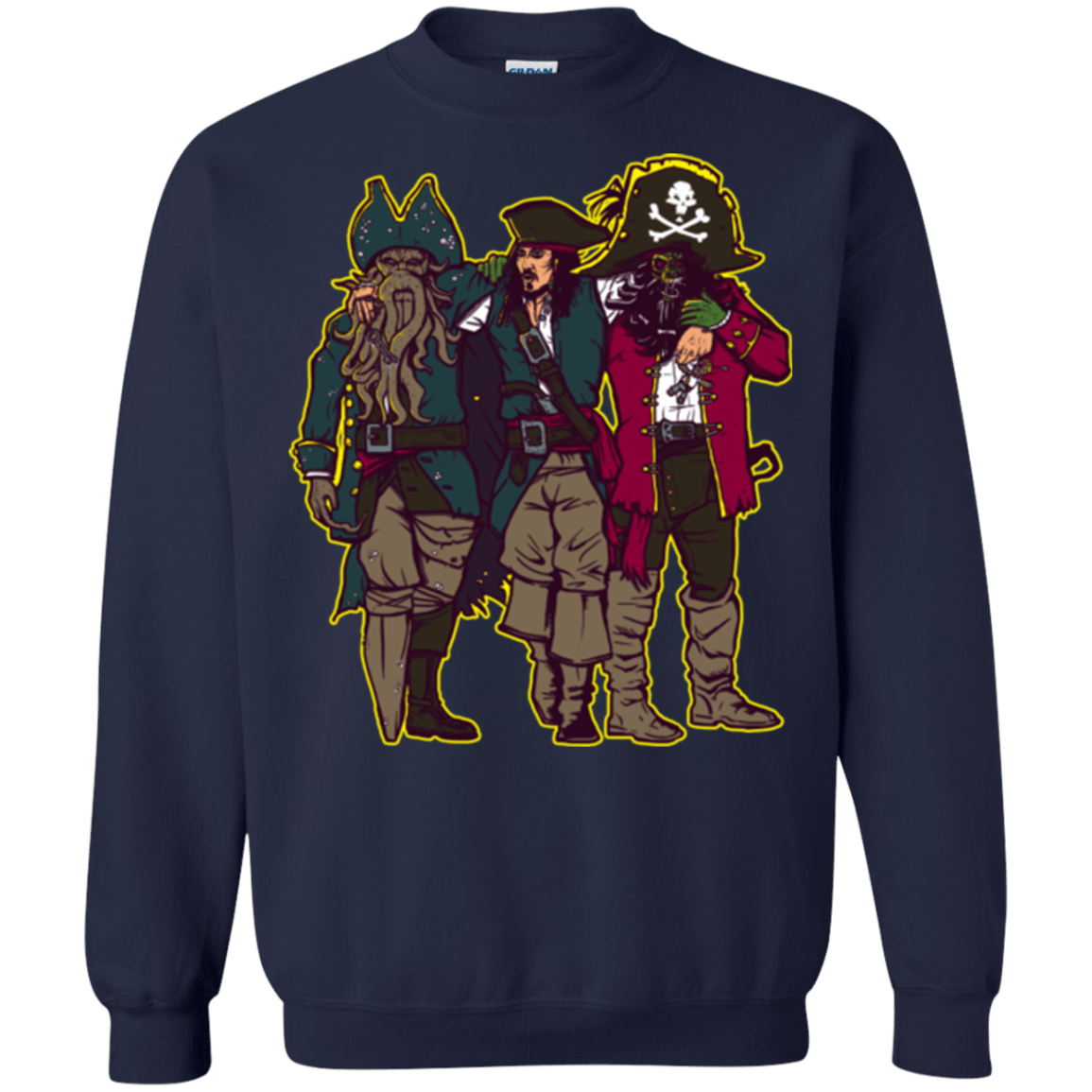 Sweatshirts Navy / Small Drink Up Me Hearties Crewneck Sweatshirt