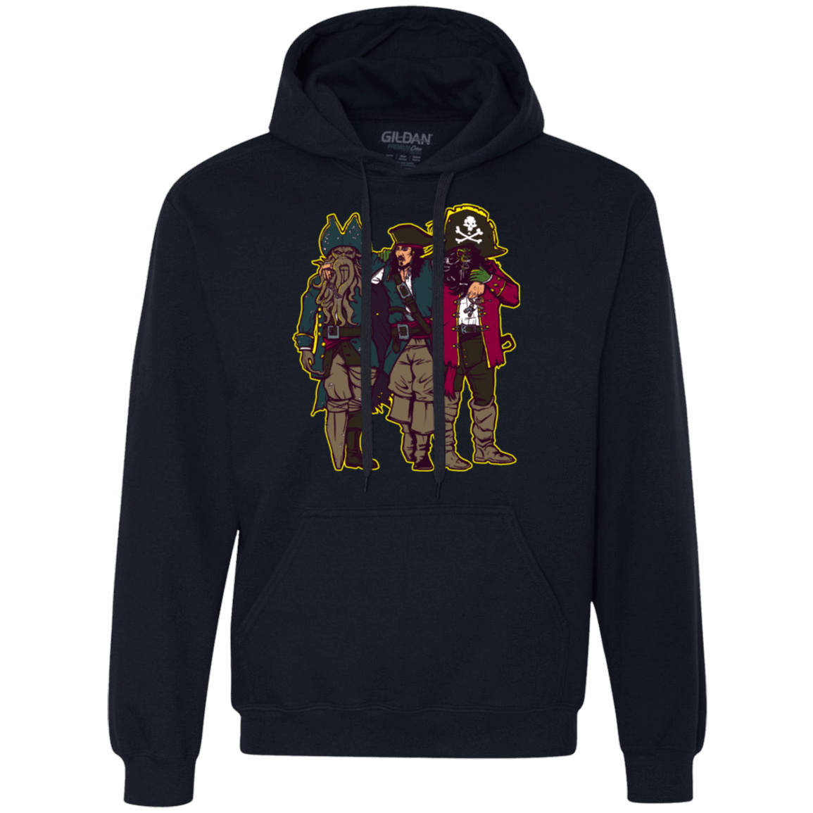 Sweatshirts Navy / Small Drink Up Me Hearties Premium Fleece Hoodie