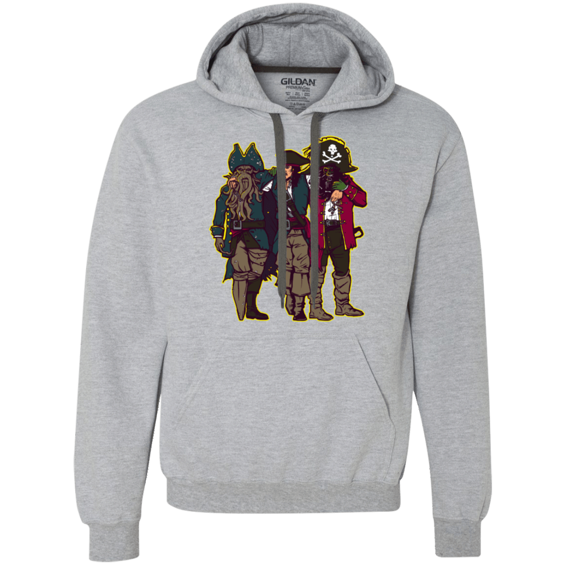 Sweatshirts Sport Grey / Small Drink Up Me Hearties Premium Fleece Hoodie