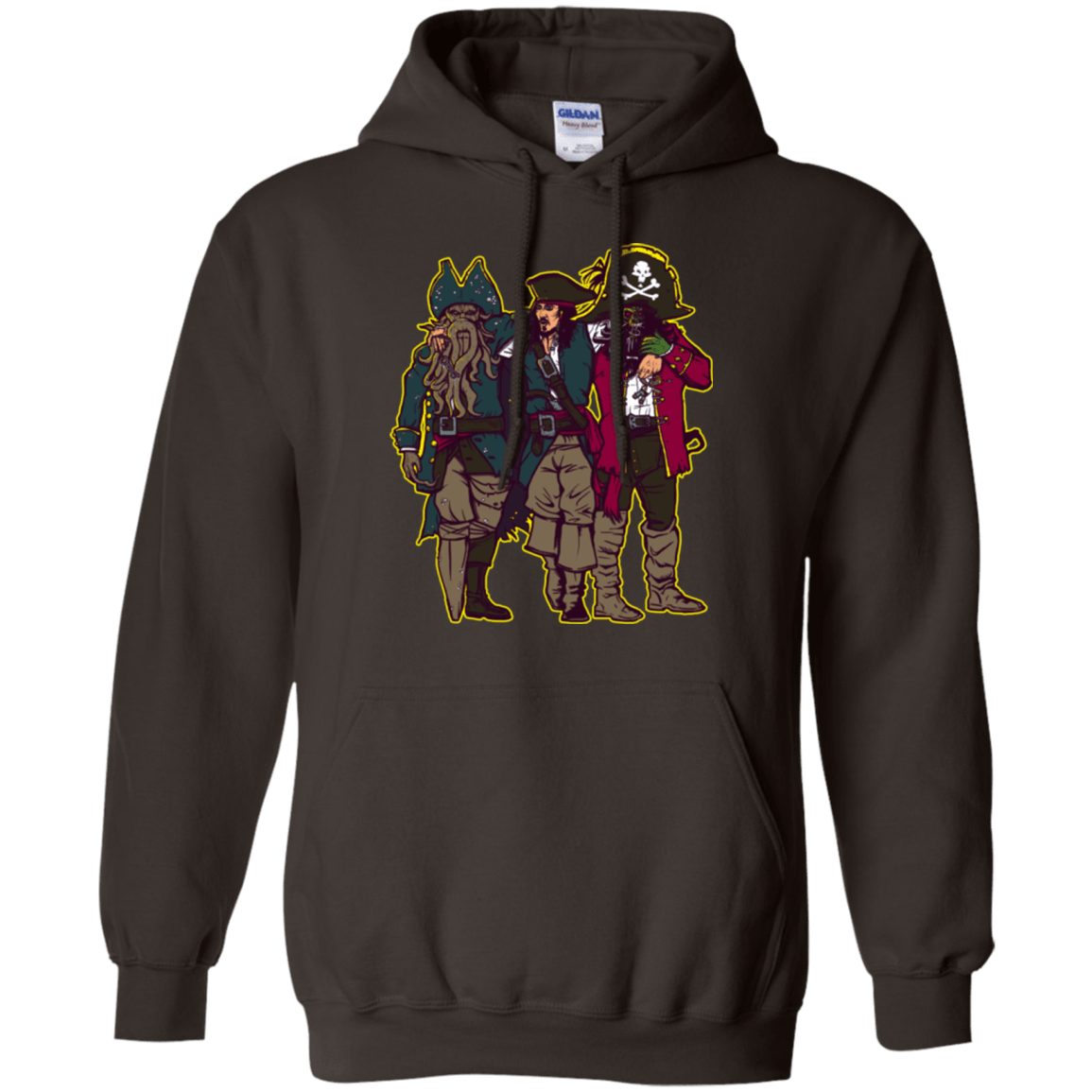 Sweatshirts Dark Chocolate / Small Drink Up Me Hearties Pullover Hoodie