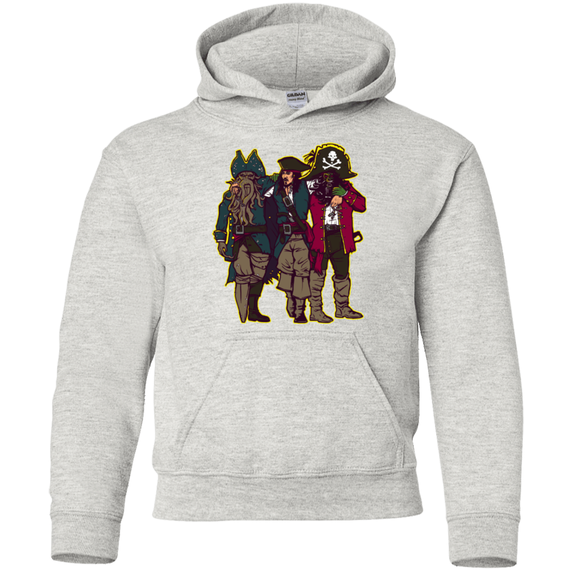 Sweatshirts Ash / YS Drink Up Me Hearties Youth Hoodie