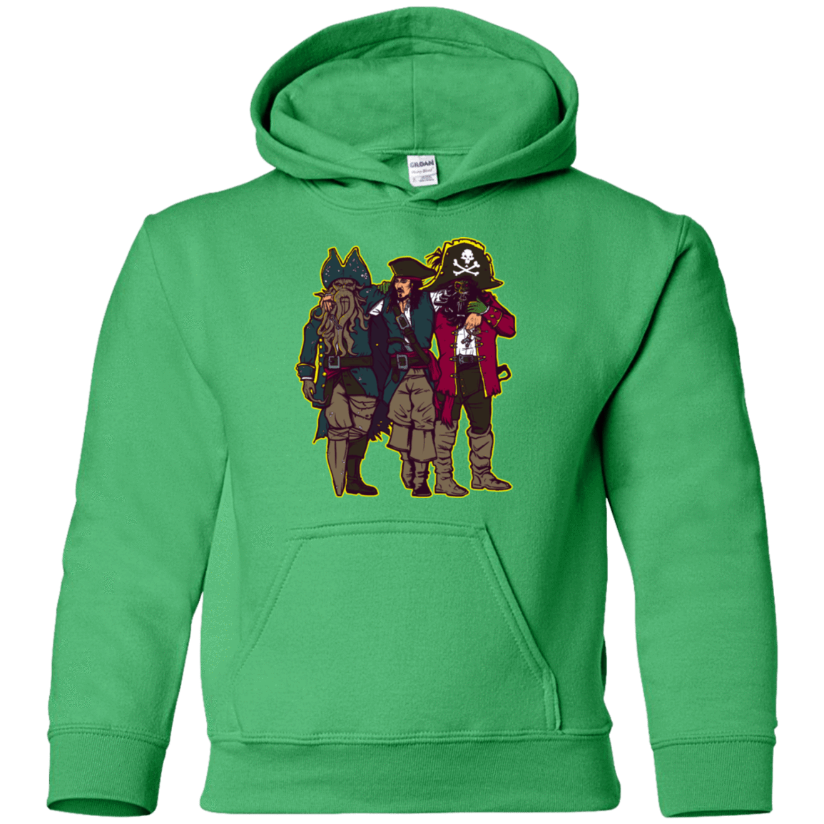 Sweatshirts Irish Green / YS Drink Up Me Hearties Youth Hoodie