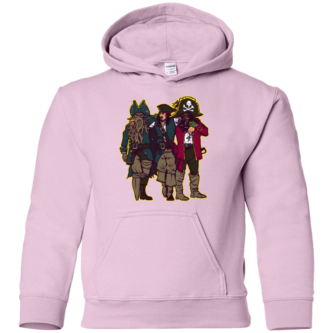 Sweatshirts Light Pink / YS Drink Up Me Hearties Youth Hoodie