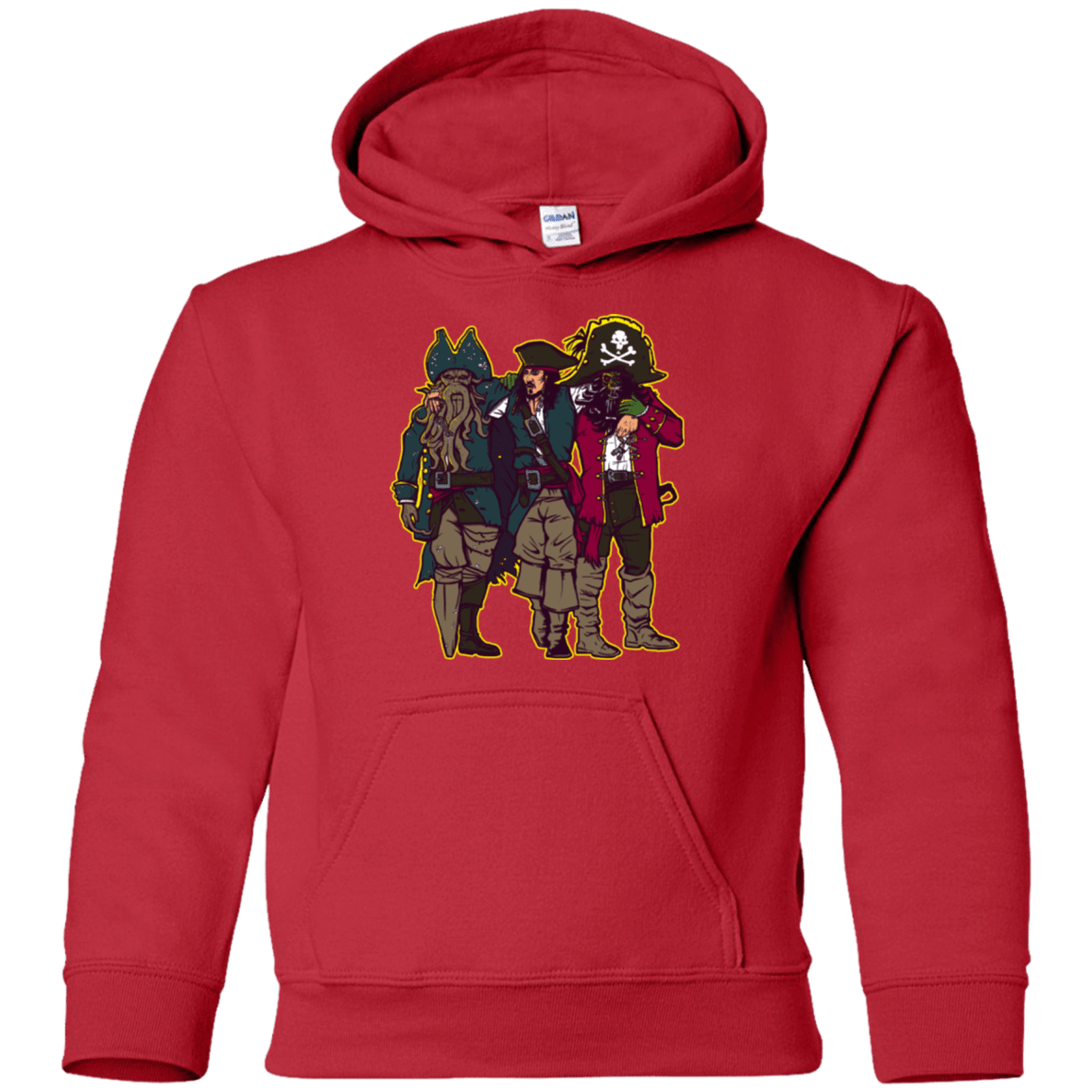 Sweatshirts Red / YS Drink Up Me Hearties Youth Hoodie