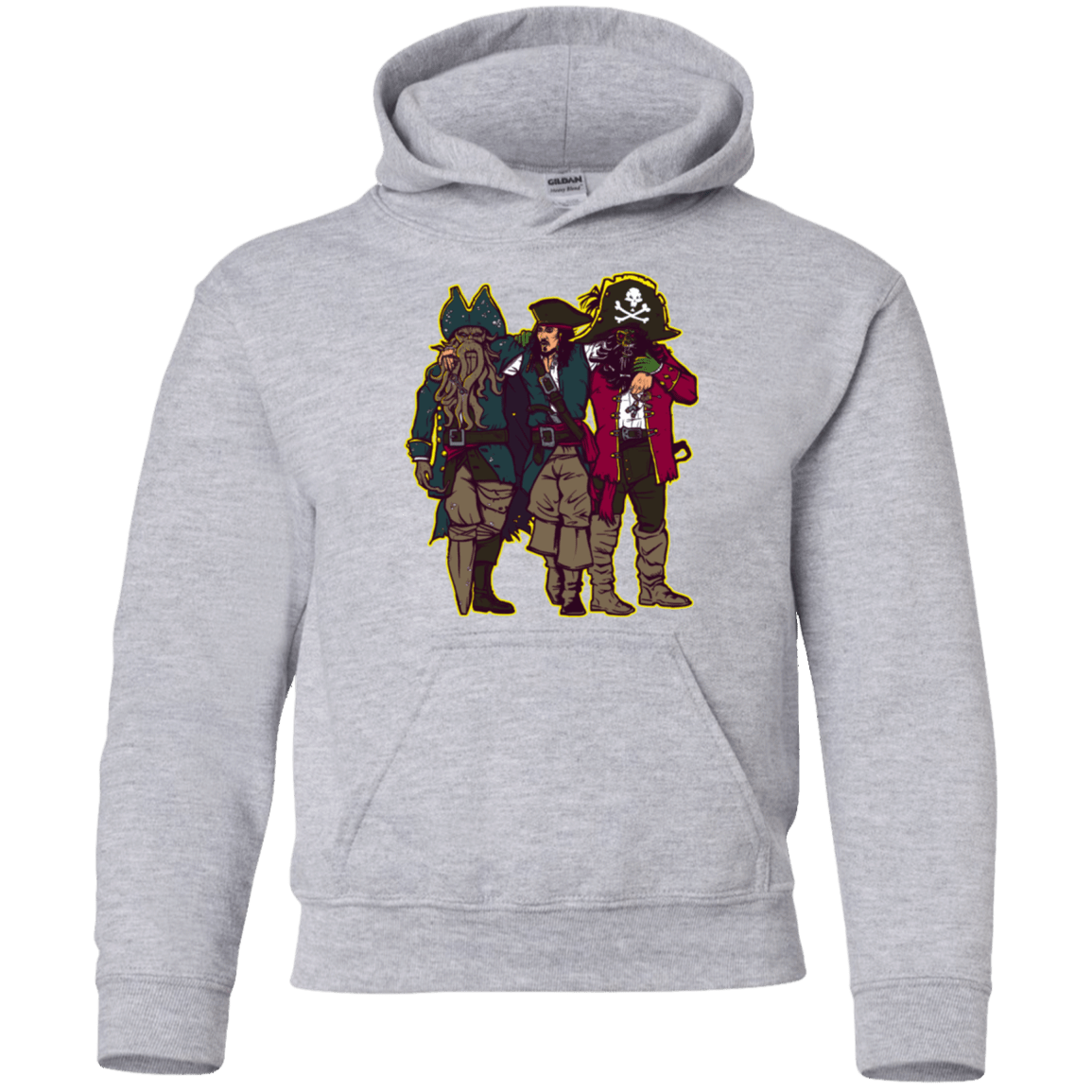 Sweatshirts Sport Grey / YS Drink Up Me Hearties Youth Hoodie