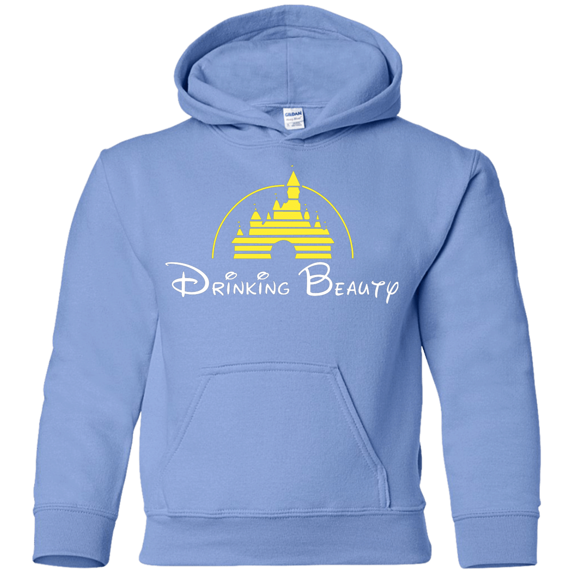 Sweatshirts Carolina Blue / YS Drinking Beauty Youth Hoodie