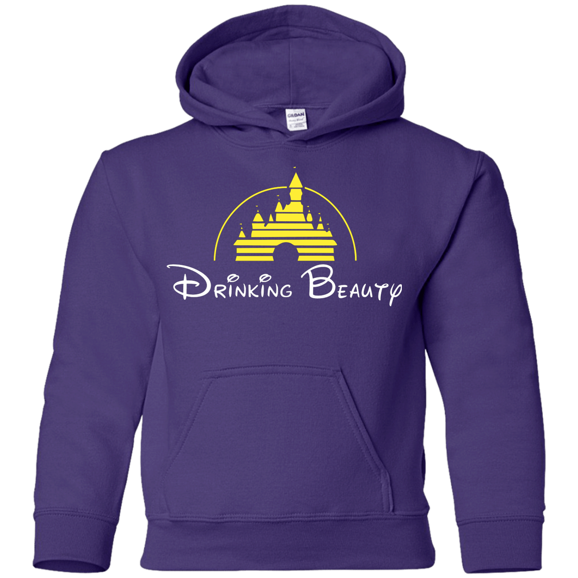 Sweatshirts Purple / YS Drinking Beauty Youth Hoodie