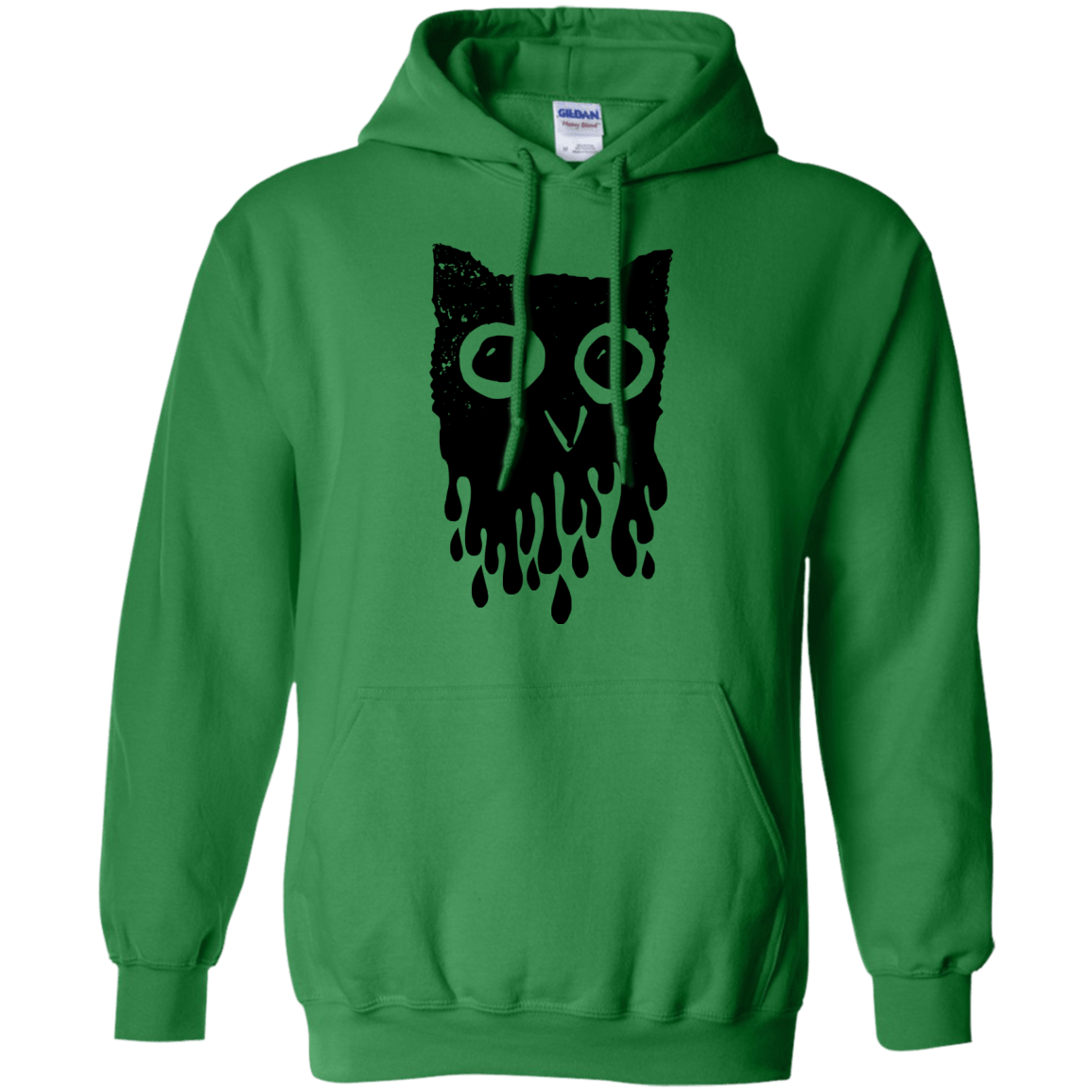 Sweatshirts Irish Green / S Dripping Owl Pullover Hoodie