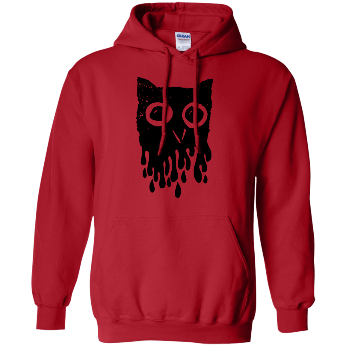 Sweatshirts Red / S Dripping Owl Pullover Hoodie