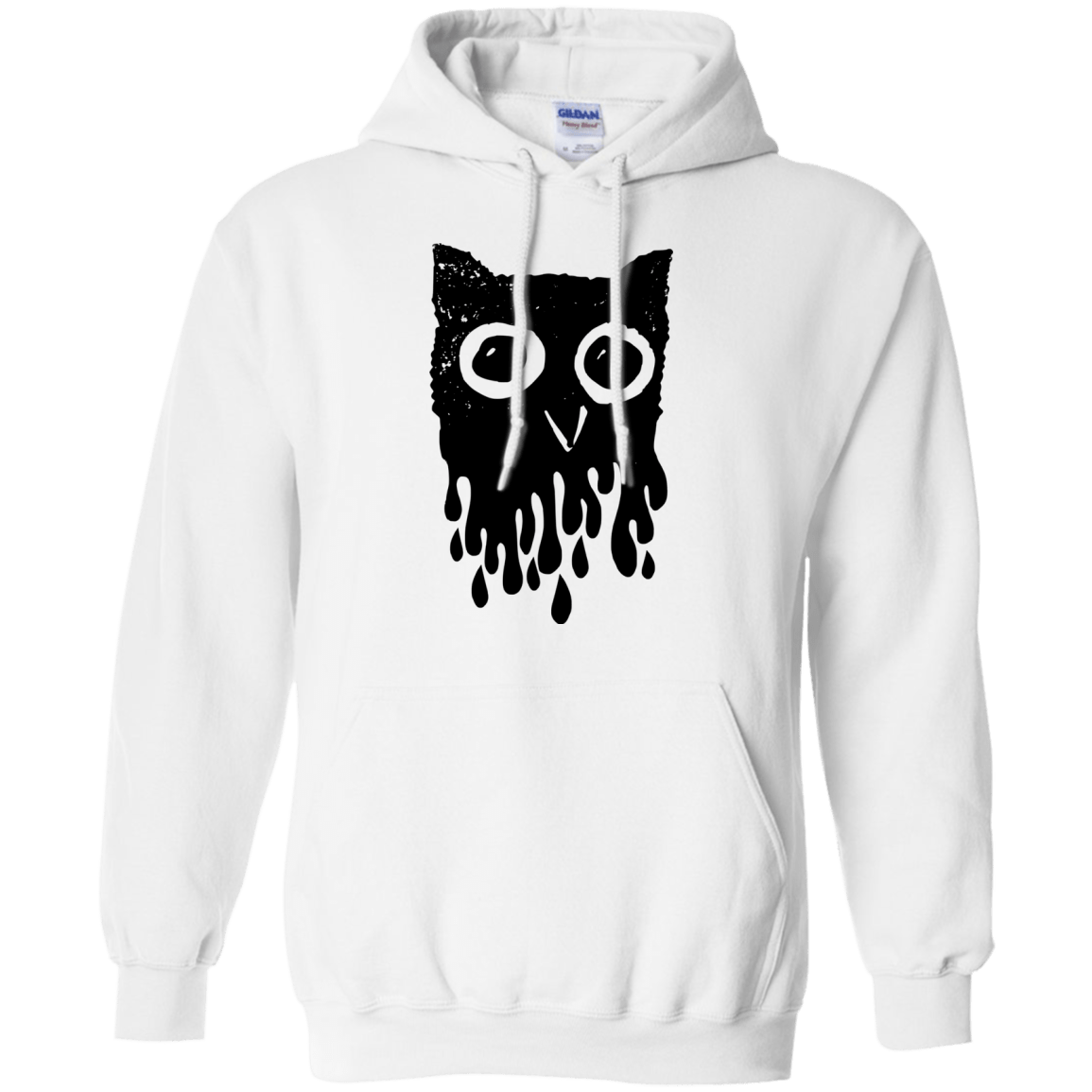 Sweatshirts White / S Dripping Owl Pullover Hoodie