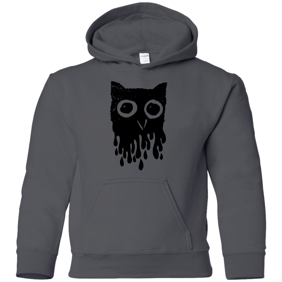 Sweatshirts Charcoal / YS Dripping Owl Youth Hoodie