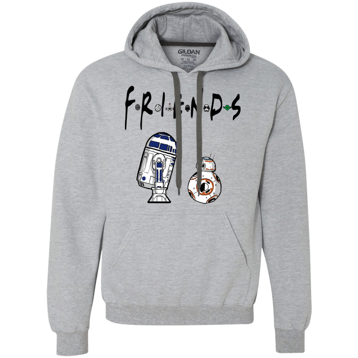 Sweatshirts Sport Grey / Small Droid Friends Premium Fleece Hoodie