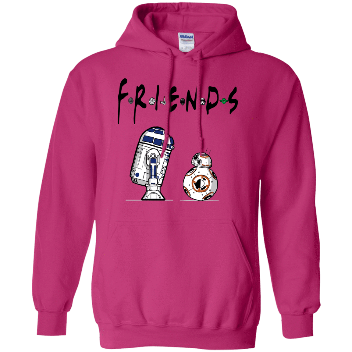 Sweatshirts Heliconia / Small Droid Friends Pullover Hoodie