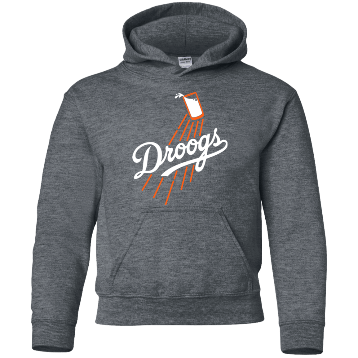 Sweatshirts Dark Heather / YS Droogs Youth Hoodie