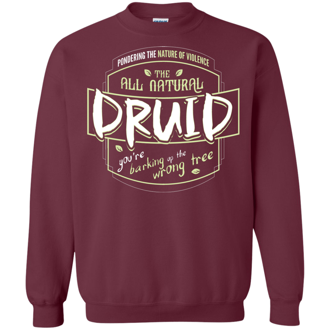 Sweatshirts Maroon / S Druid Crewneck Sweatshirt