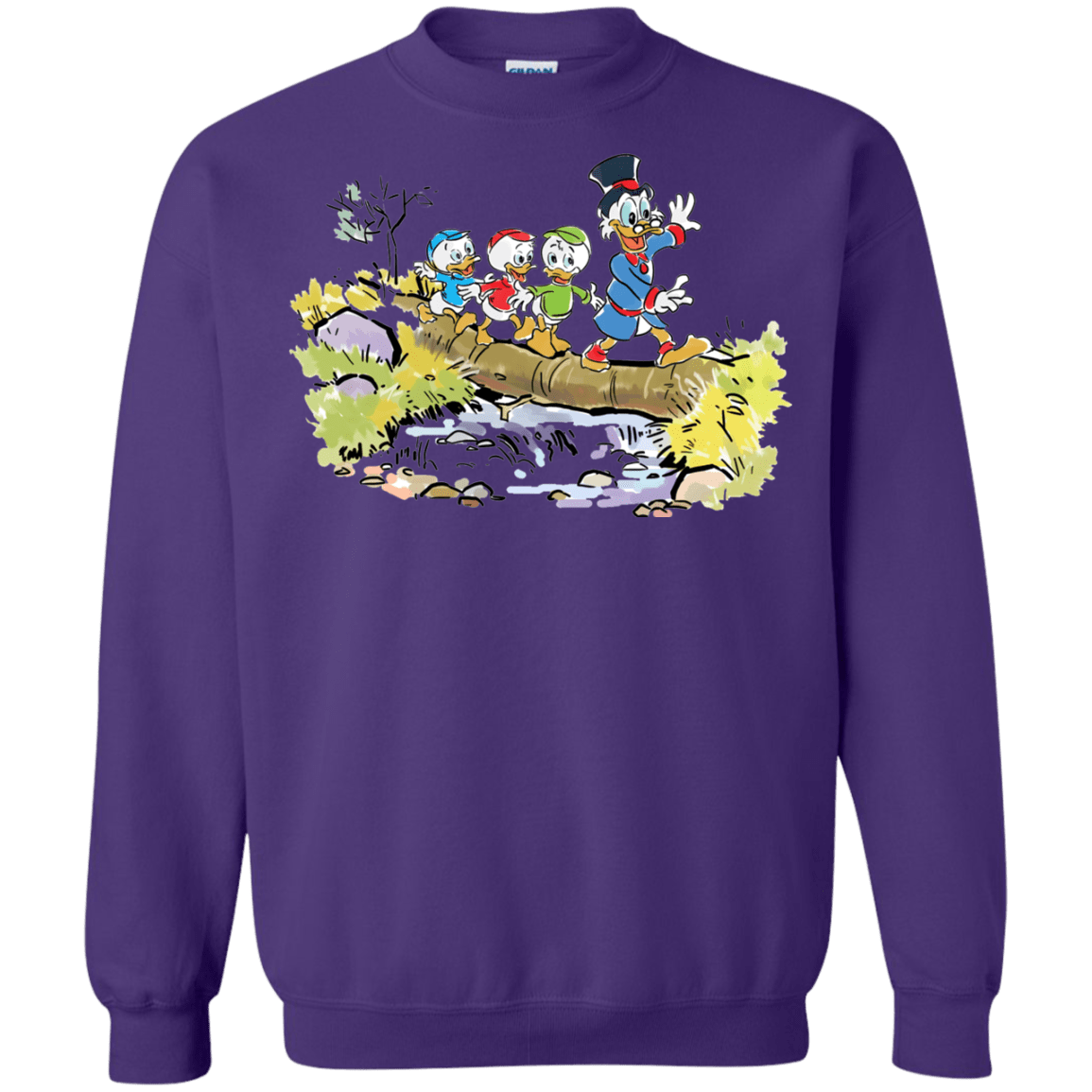 Sweatshirts Purple / S Duck Tails Crewneck Sweatshirt