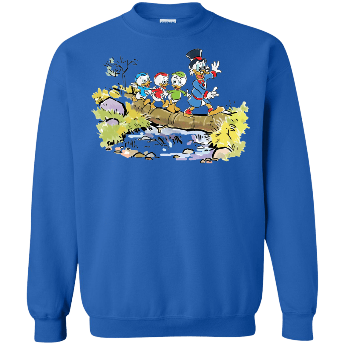 Sweatshirts Royal / S Duck Tails Crewneck Sweatshirt