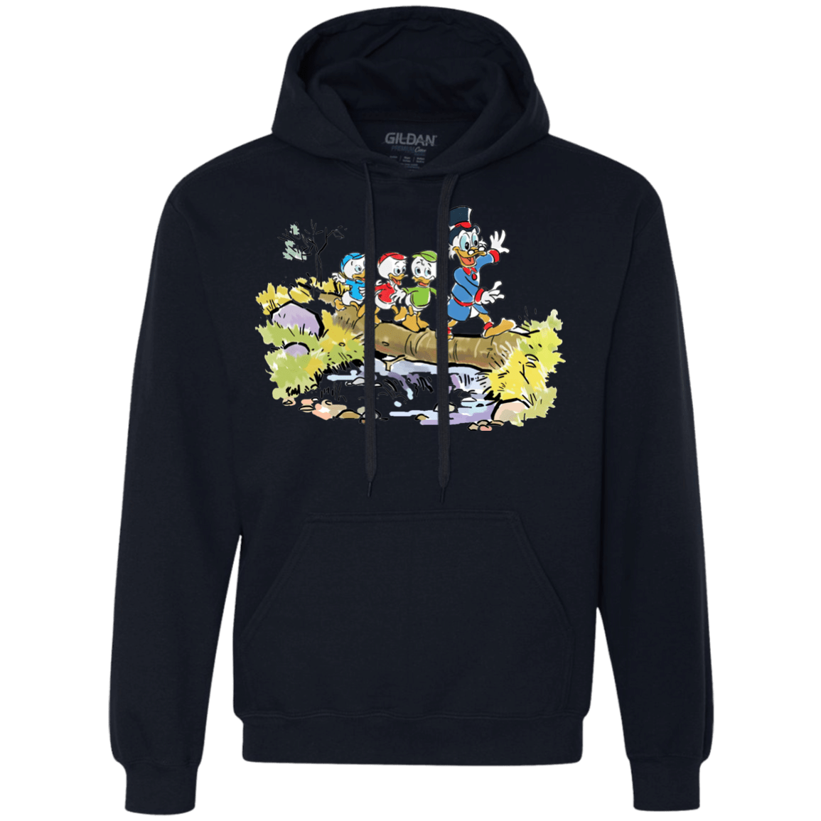 Sweatshirts Navy / S Duck Tails Premium Fleece Hoodie