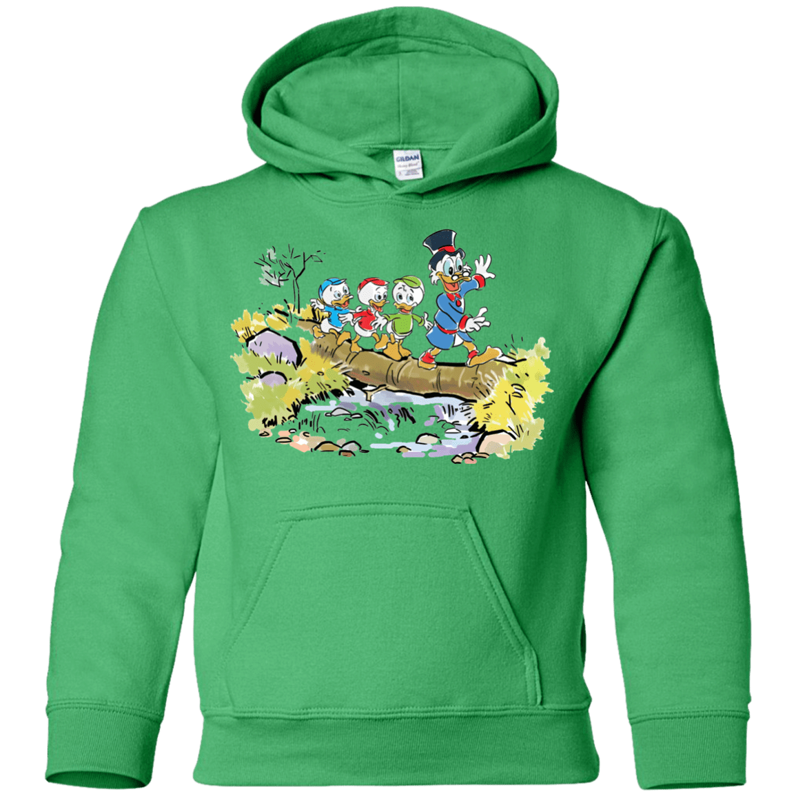 Sweatshirts Irish Green / YS Duck Tails Youth Hoodie