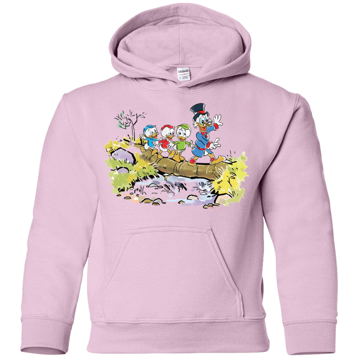 Sweatshirts Light Pink / YS Duck Tails Youth Hoodie