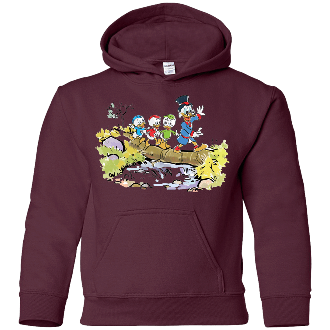 Sweatshirts Maroon / YS Duck Tails Youth Hoodie