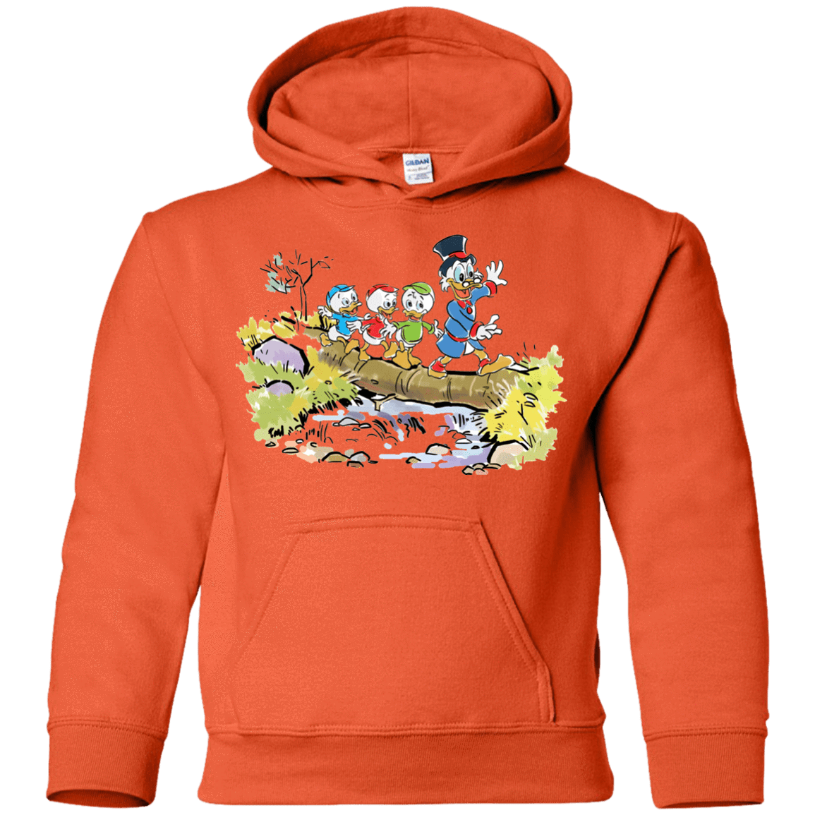 Sweatshirts Orange / YS Duck Tails Youth Hoodie