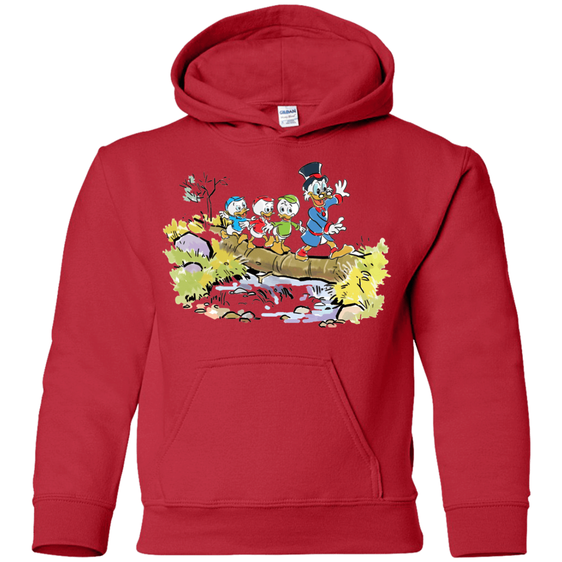 Sweatshirts Red / YS Duck Tails Youth Hoodie
