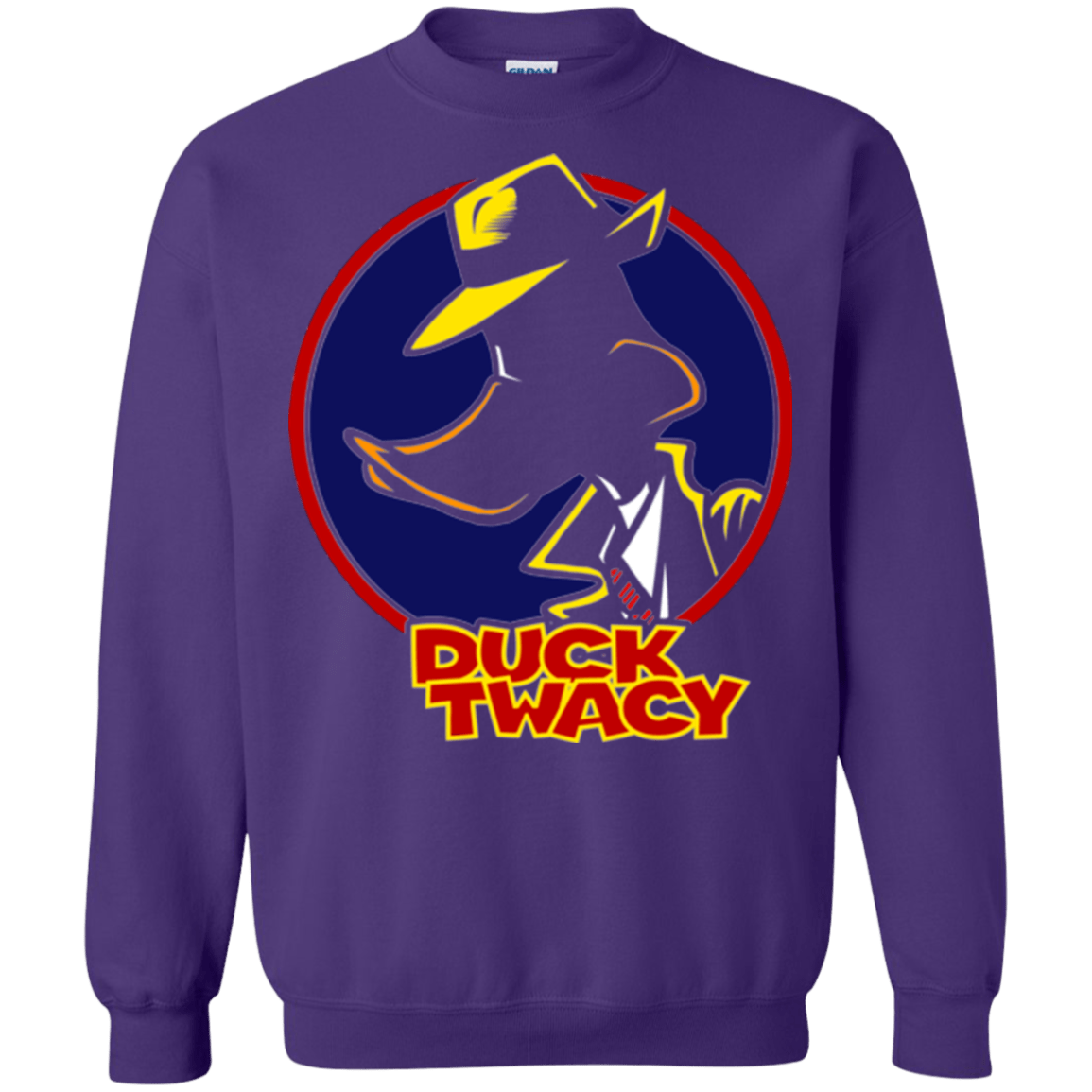 Sweatshirts Purple / S Duck Twacy Crewneck Sweatshirt