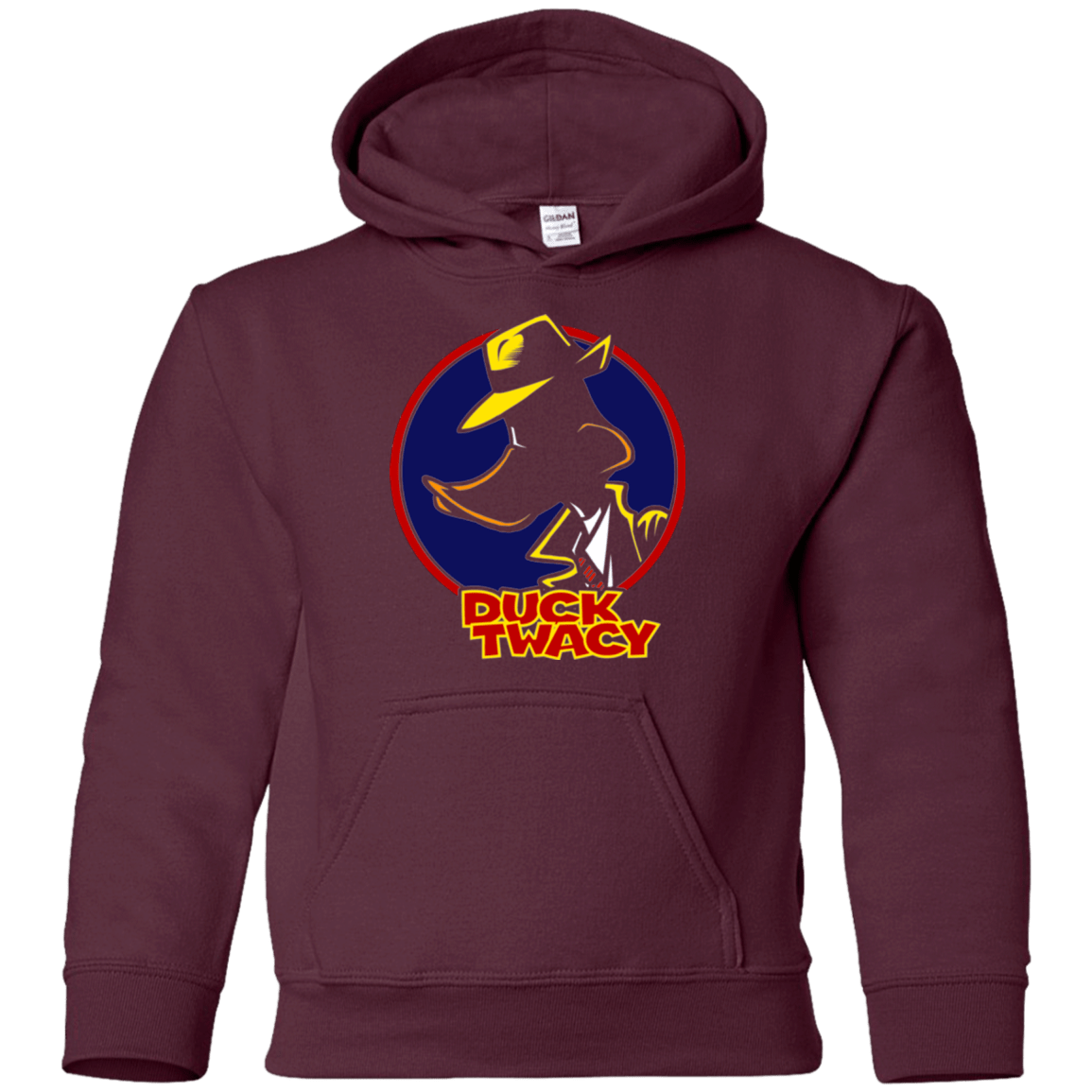 Sweatshirts Maroon / YS Duck Twacy Youth Hoodie