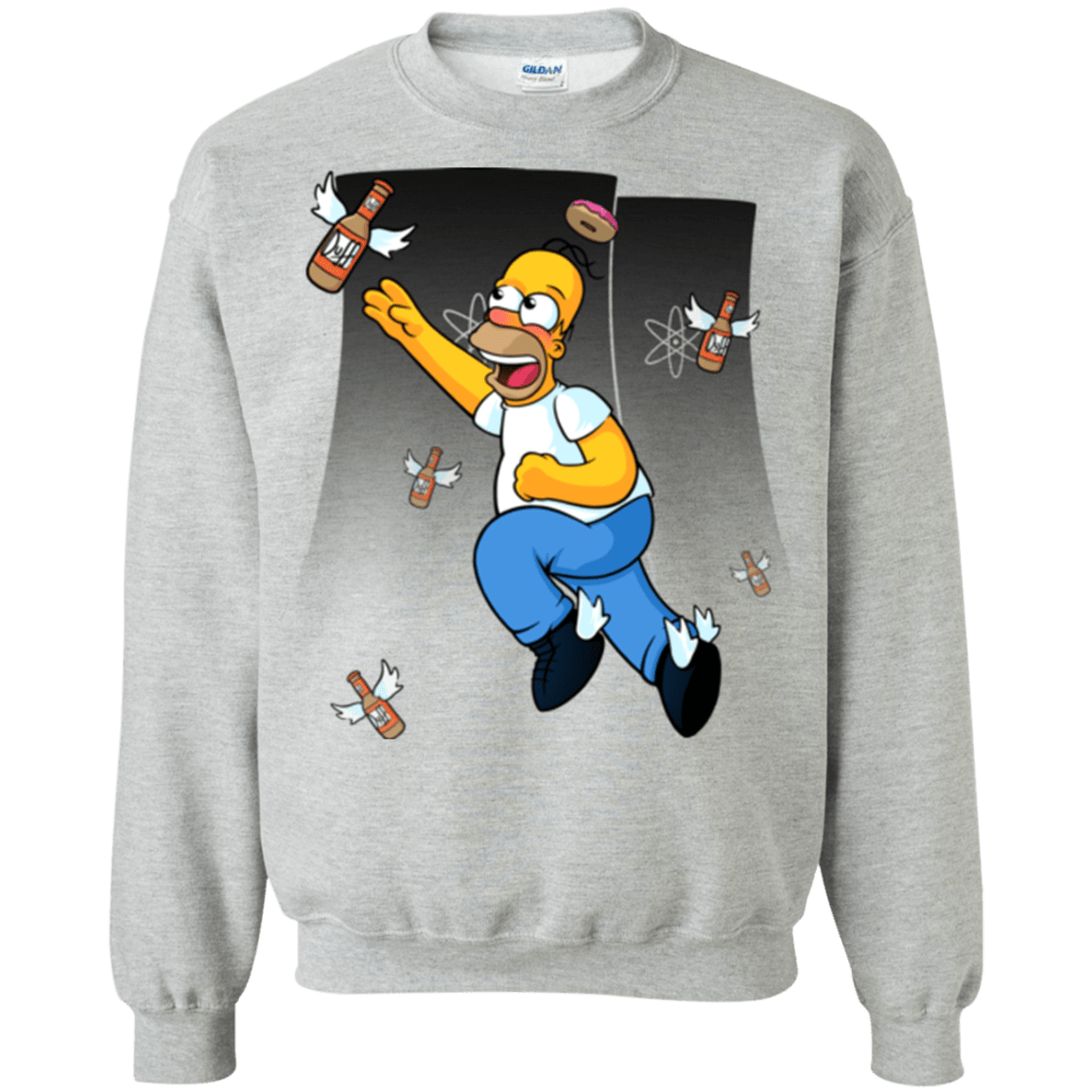 Sweatshirts Sport Grey / Small Duff Gives Wings Crewneck Sweatshirt