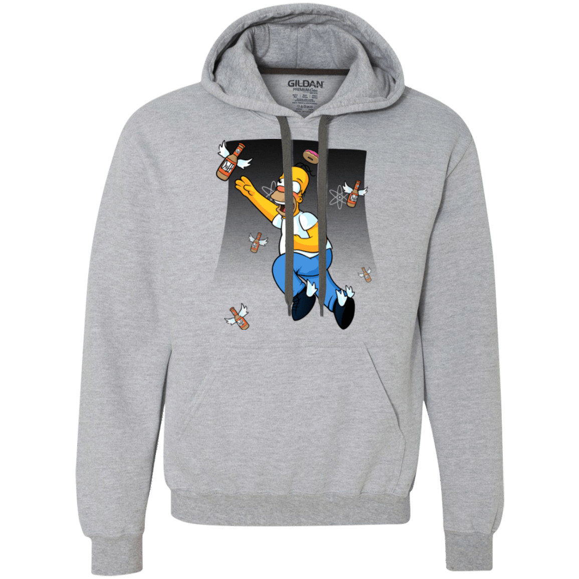 Sweatshirts Sport Grey / Small Duff Gives Wings Premium Fleece Hoodie