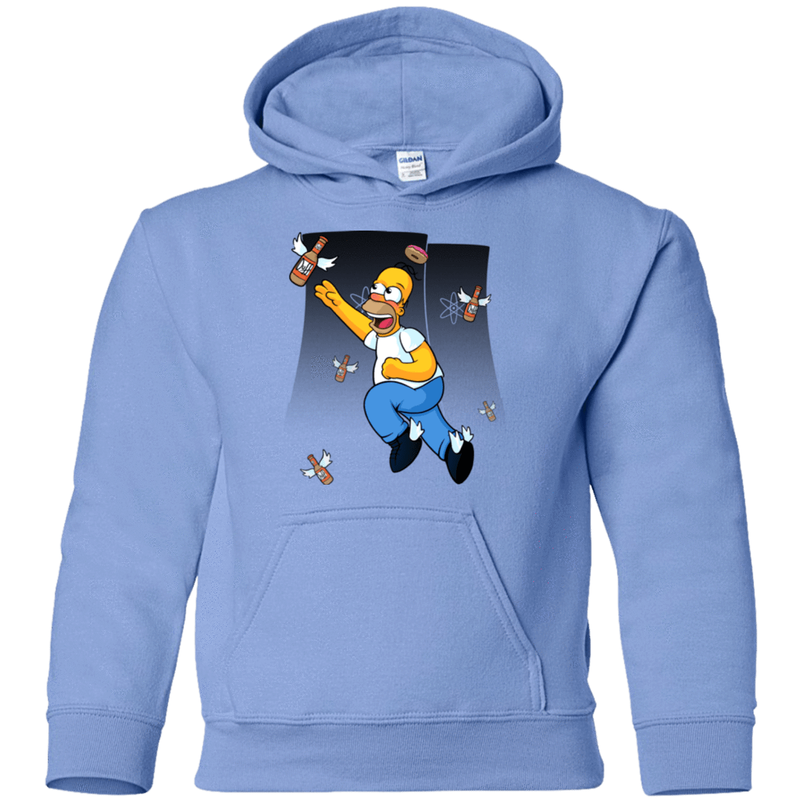 Sweatshirts Carolina Blue / YS Duff Gives Wings Youth Hoodie