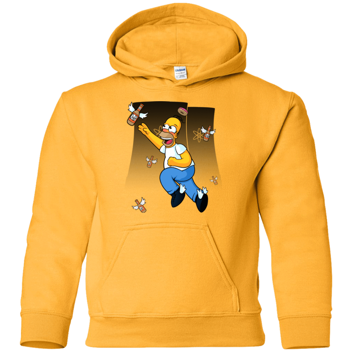 Sweatshirts Gold / YS Duff Gives Wings Youth Hoodie