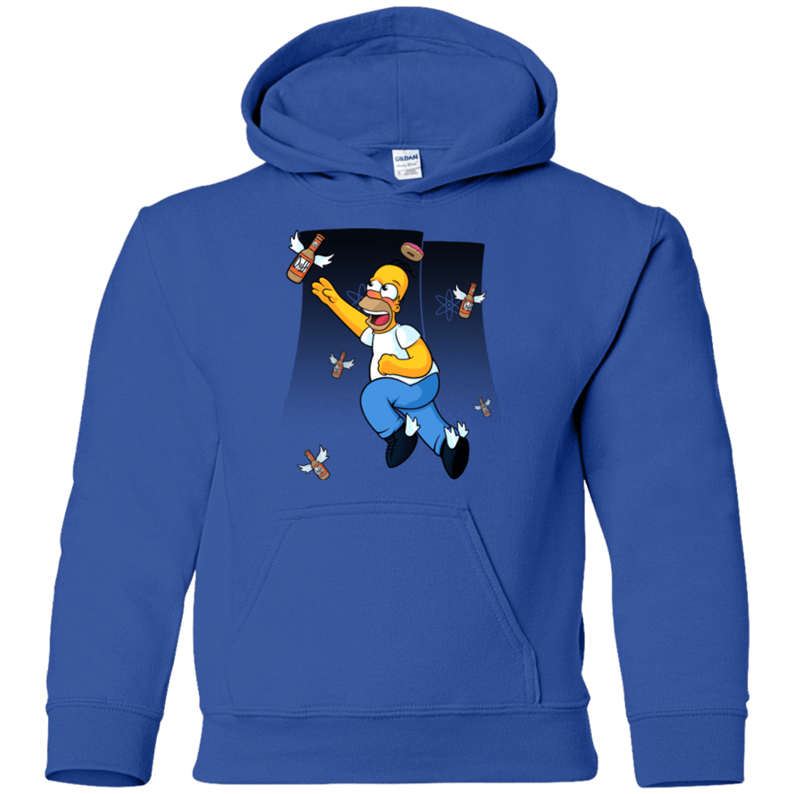 Sweatshirts Royal / YS Duff Gives Wings Youth Hoodie