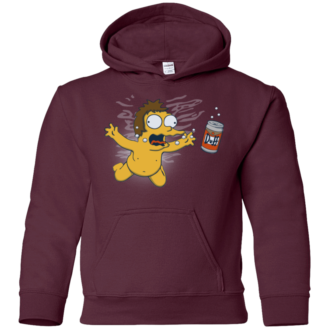 Sweatshirts Maroon / YS Duffmind Youth Hoodie