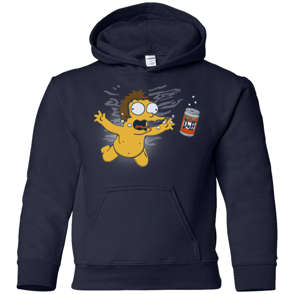 Sweatshirts Navy / YS Duffmind Youth Hoodie