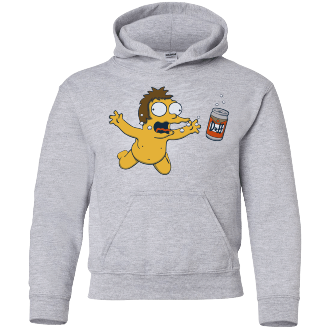 Sweatshirts Sport Grey / YS Duffmind Youth Hoodie