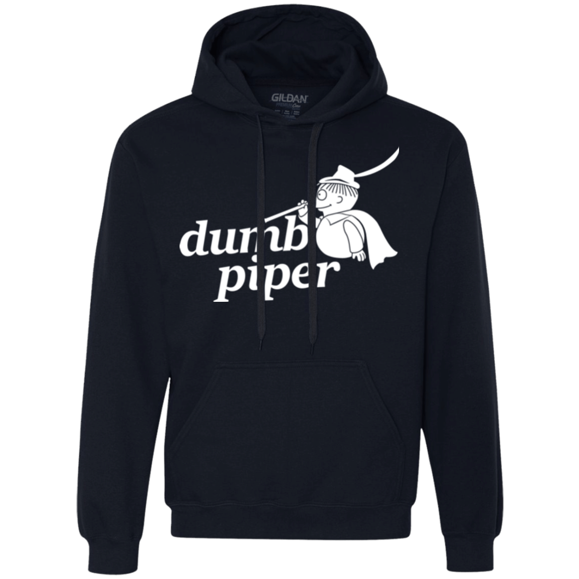 Sweatshirts Navy / S Dumb Piper Premium Fleece Hoodie