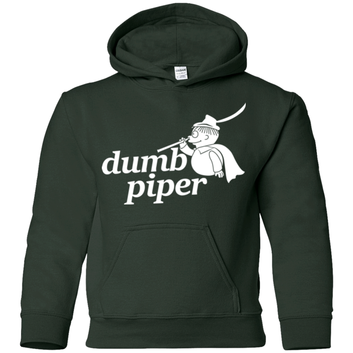 Sweatshirts Forest Green / YS Dumb Piper Youth Hoodie