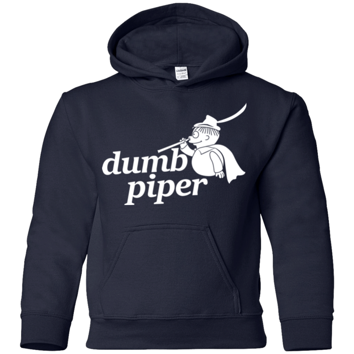 Sweatshirts Navy / YS Dumb Piper Youth Hoodie