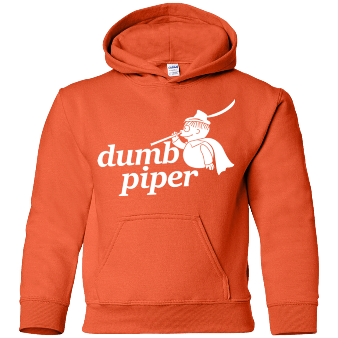 Sweatshirts Orange / YS Dumb Piper Youth Hoodie