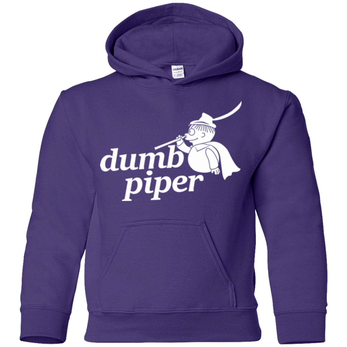 Sweatshirts Purple / YS Dumb Piper Youth Hoodie