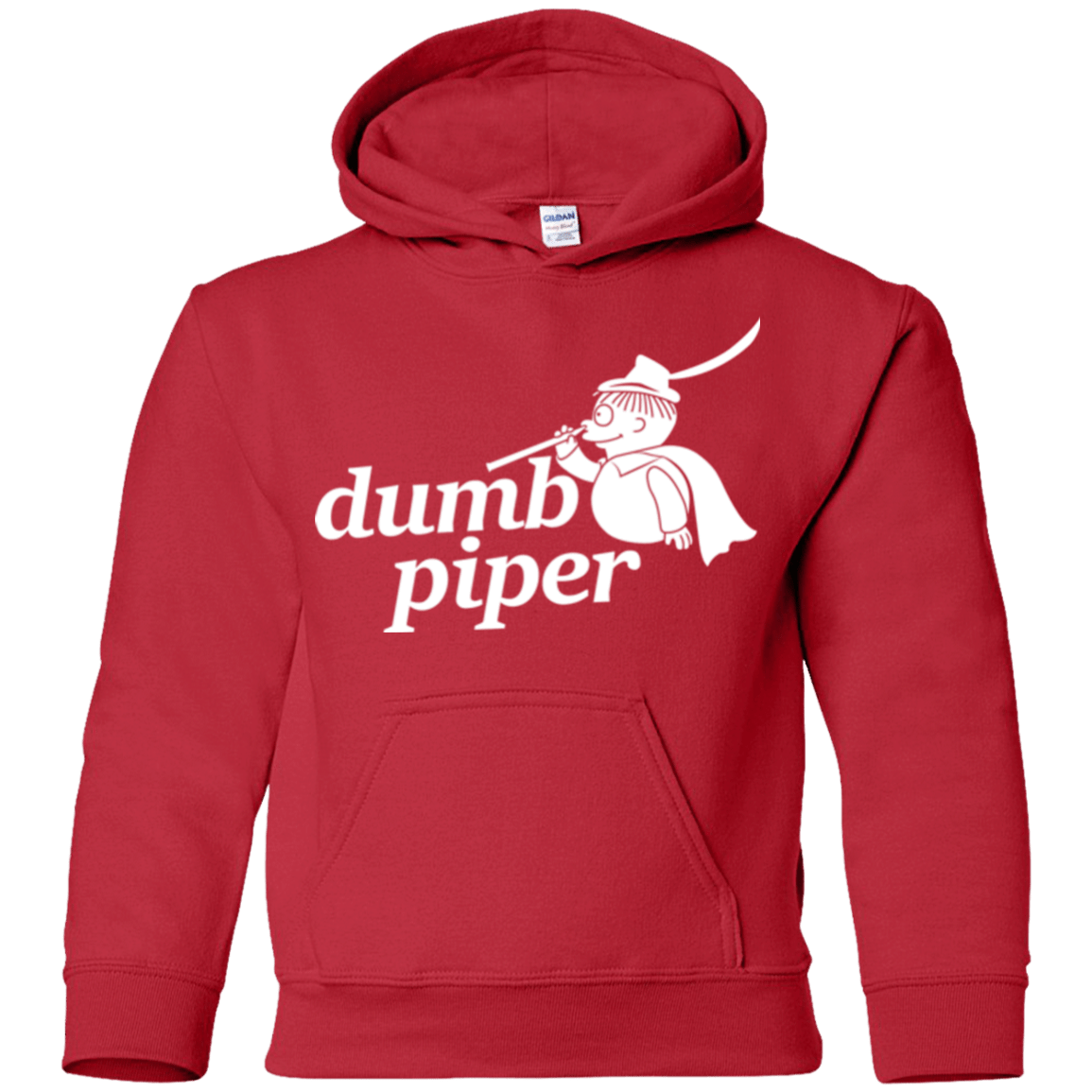 Sweatshirts Red / YS Dumb Piper Youth Hoodie