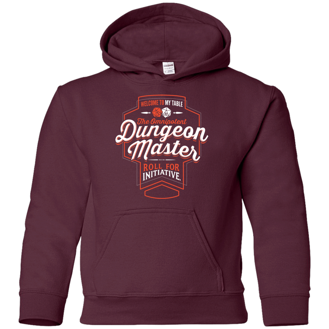 Sweatshirts Maroon / YS Dungeon Master Youth Hoodie