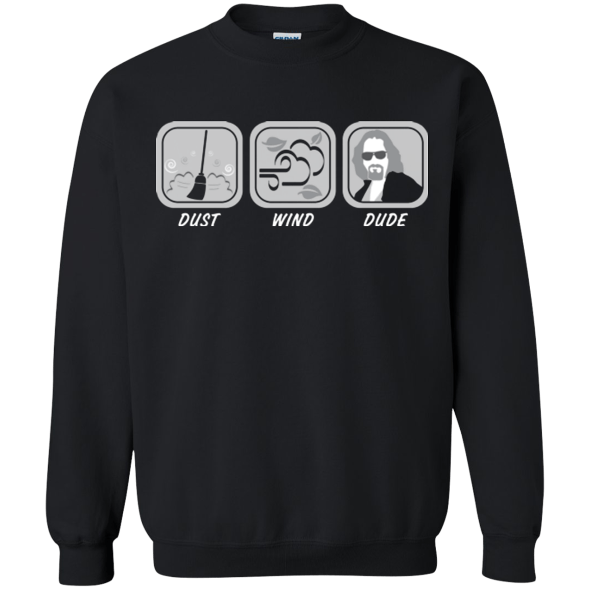 Sweatshirts Black / Small Dust Wind Dude Crewneck Sweatshirt