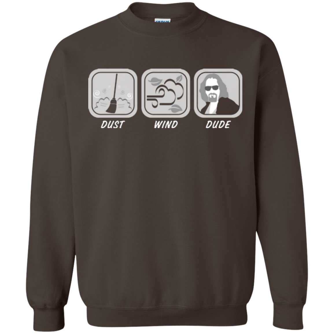 Sweatshirts Dark Chocolate / Small Dust Wind Dude Crewneck Sweatshirt