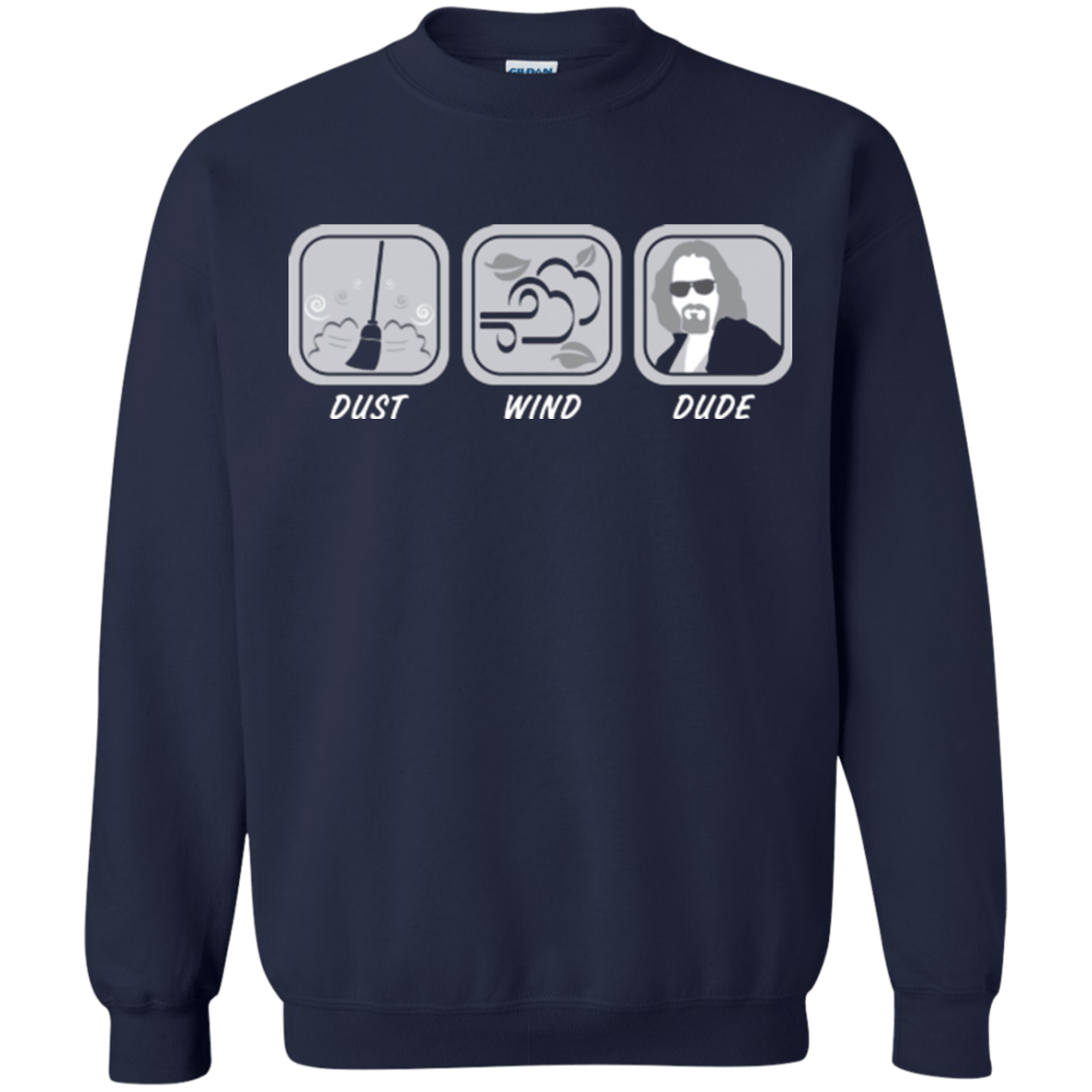 Sweatshirts Navy / Small Dust Wind Dude Crewneck Sweatshirt