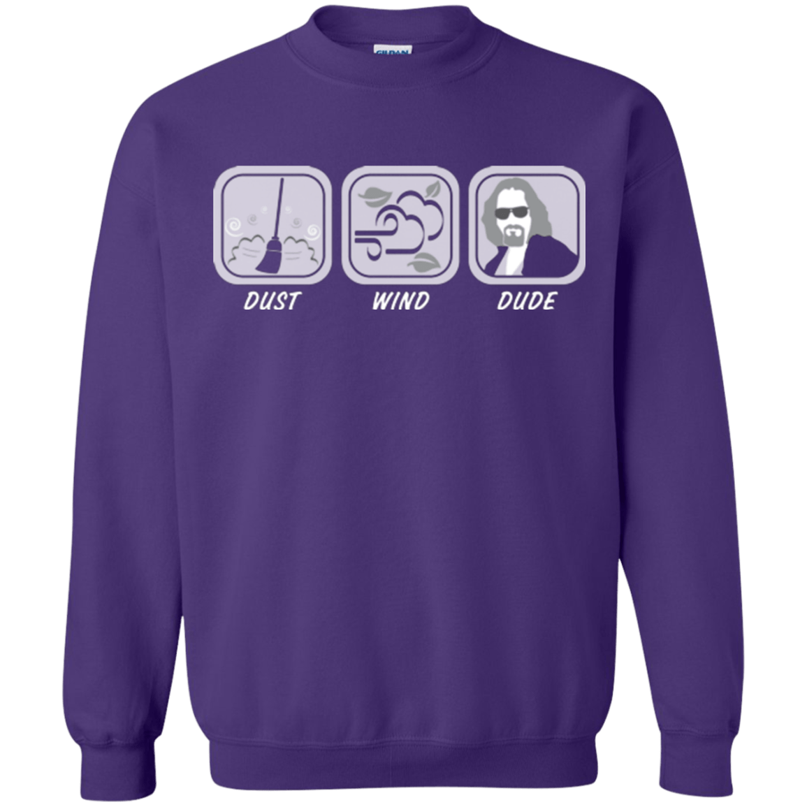 Sweatshirts Purple / Small Dust Wind Dude Crewneck Sweatshirt