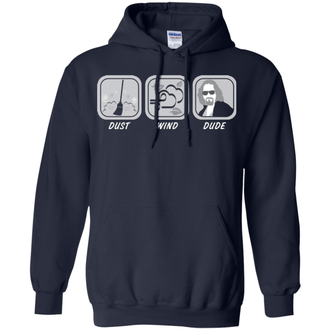 Sweatshirts Navy / Small Dust Wind Dude Pullover Hoodie